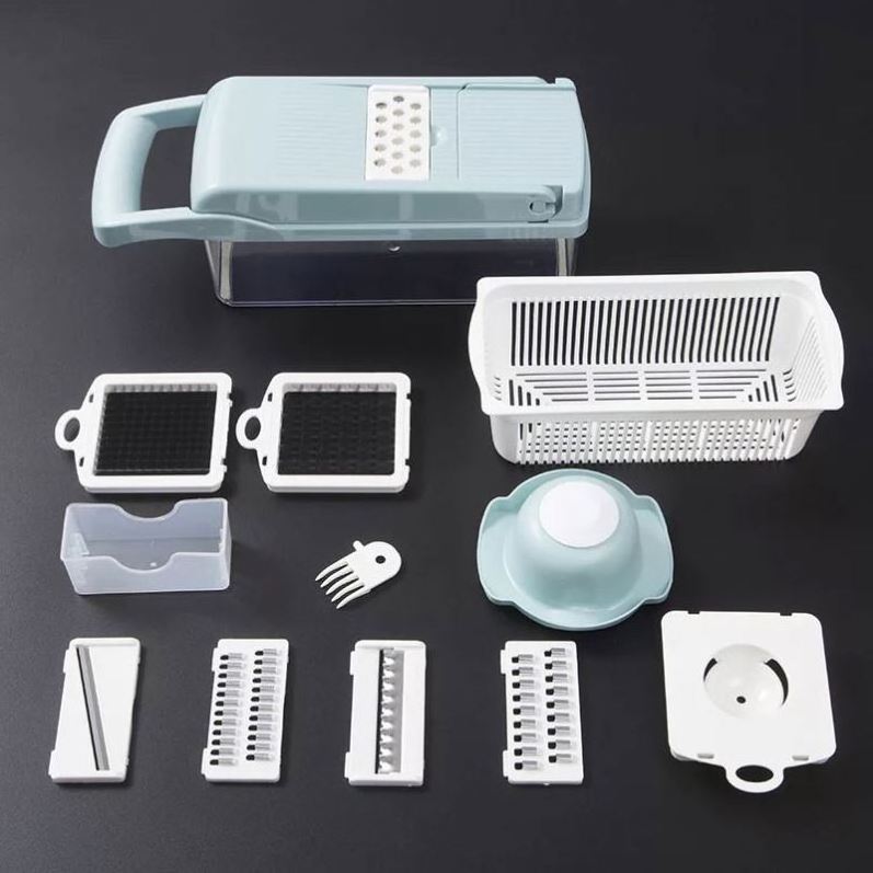 Kitchen chopper multi-function vegetable chopper dicing shredding and slicing vegetable cutter grater