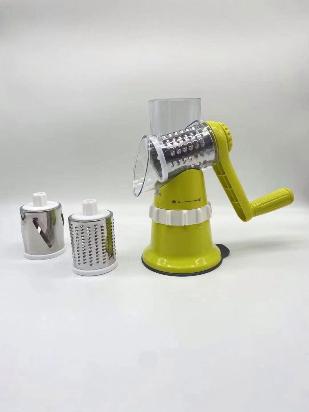 Kitchen Multifunction Vegetable Chopper Spiral Cheese Shredder Vegetable Cutter Slicer Onion Potato Rotary Cheese Grater Machine