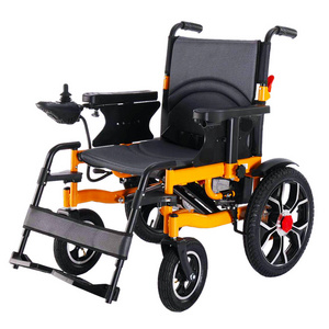 Active Ramp Brake Sports Wheelchair Noise Reduction Brushless Motor Onekey Foldable Disabled Power Electric Wheelchair