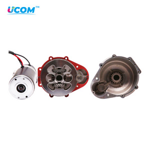 Ucom Electric Motor Differential Transmission 24V DC 250W 500W with Transaxle Real Axle for Electric Go Cart