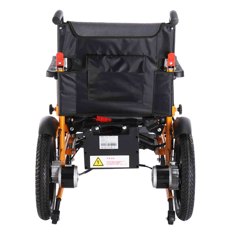 Active Ramp Brake Sports Wheelchair Noise Reduction Brushless Motor Onekey Foldable Disabled Power Electric Wheelchair