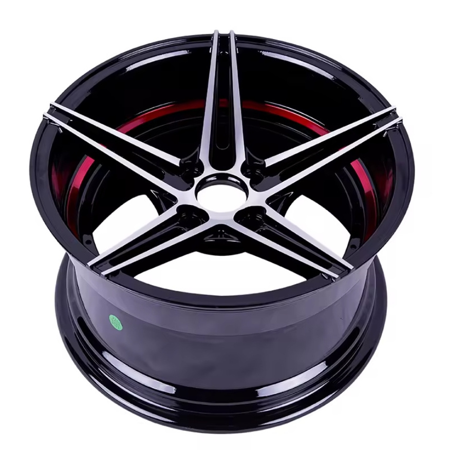 YXQ  Concave Undercut Alloy Wheels 15 inch pcd 4x100 5x100 Rims 4 hole 5 hole