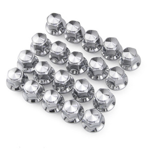 YXQ M12x1.5 Steel Car Wheel Lug Nuts Flat Seat Mag Washer & Nut Accessory for Mag Wheel M12x1.5 Size