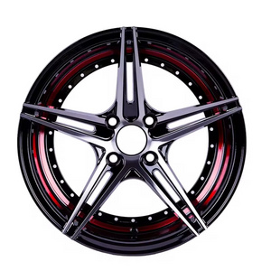 YXQ  Concave Undercut Alloy Wheels 15 inch pcd 4x100 5x100 Rims 4 hole 5 hole