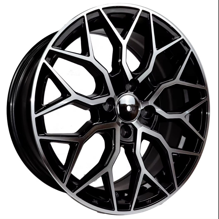 YXQ  high quality black finish 16 17 18 inch passenger car wheels pcd 16 rims 4x100 alloy rines