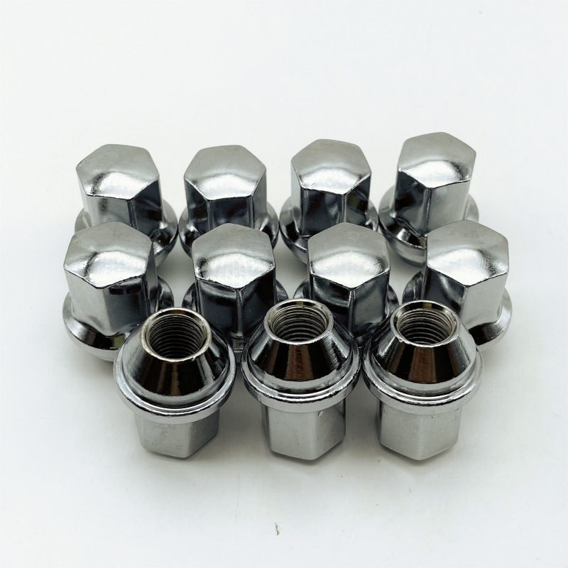 YXQ M12x1.5 Steel Car Wheel Lug Nuts Flat Seat Mag Washer & Nut Accessory for Mag Wheel M12x1.5 Size