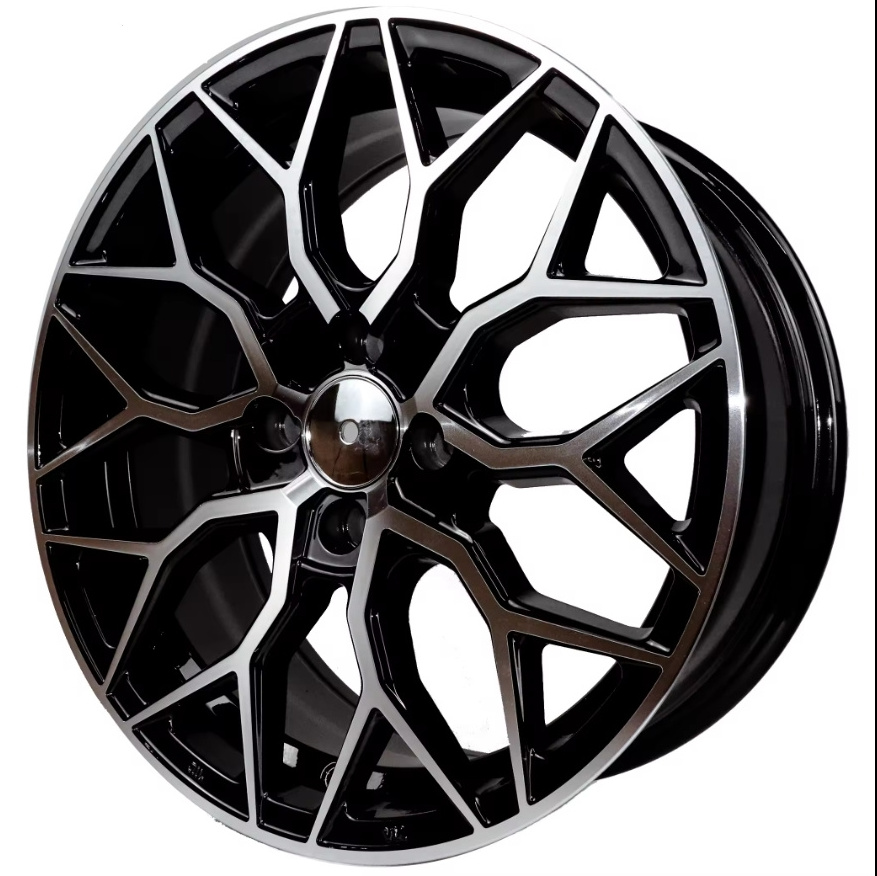 YXQ  high quality black finish 16 17 18 inch passenger car wheels pcd 16 rims 4x100 alloy rines