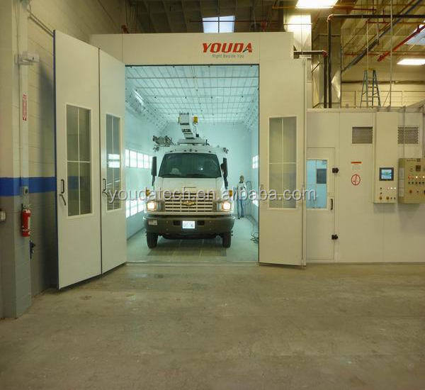 High quality water curtain spray booth, water based paint spray booth