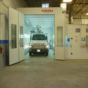 High quality water curtain spray booth, water based paint spray booth