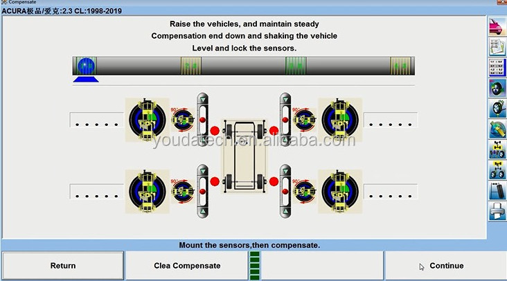 Hot sale ccd wheel alignment car aligner machine for sale