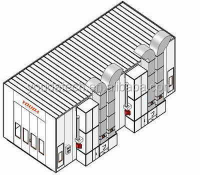 15M spray booth Industrial painting spray booth