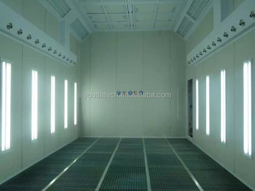 High quality water curtain spray booth, water based paint spray booth