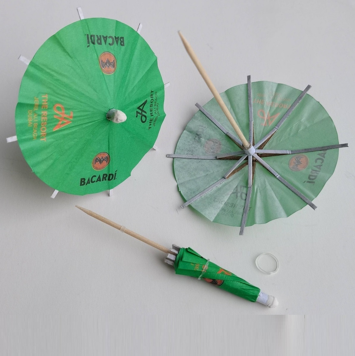 Customized printing toothpick cocktail umbrellas disposable for party used on cup or food