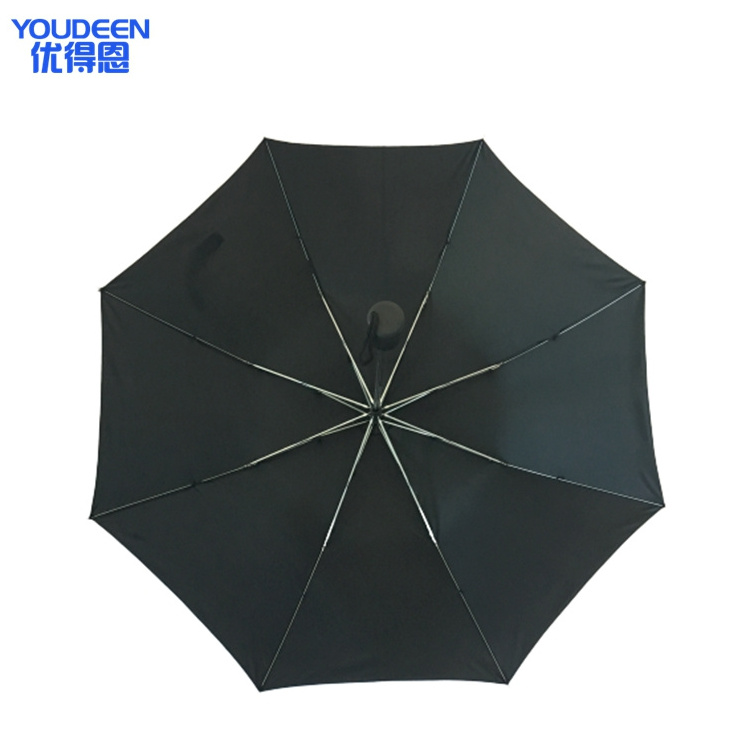 Super Cheap Two Unfoldable Collapsible Umbrella With Manual Open