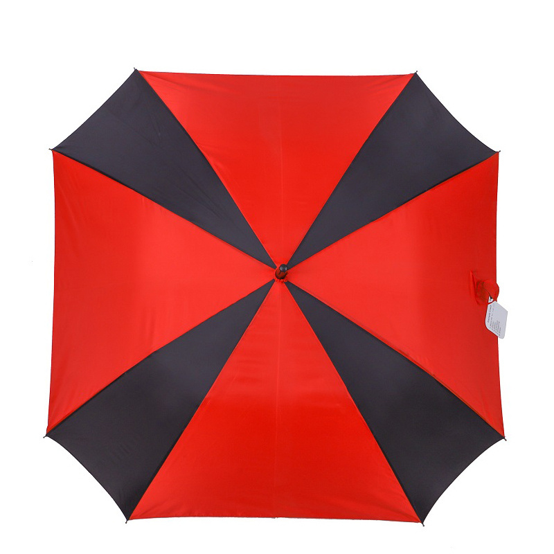 Promotion Large Square Rain Straight Long Umbrella With Auto Open Function EVA Handle