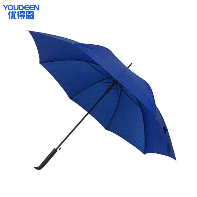 Promotional China Fujian Private Label Plain Straight Umbrella Auto Open