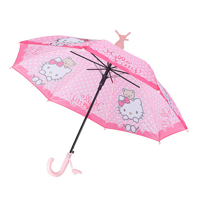 Child Cartoon Rain No Drip Umbrella With Plastic Cover