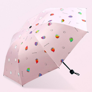 21"8k 3 manual folding UV protection magic change color umbrella