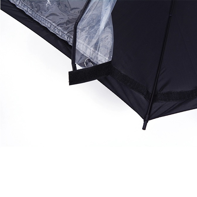 High quality Straight Full Body Umbrella with All-around Poe Rain Cloth