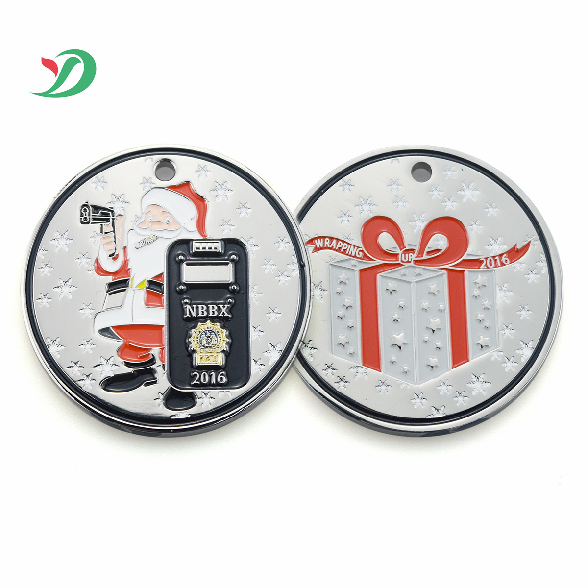 Souvenir Gift Coin Christmas Santa Claus Collectible Coins Collection Commemorative Coins