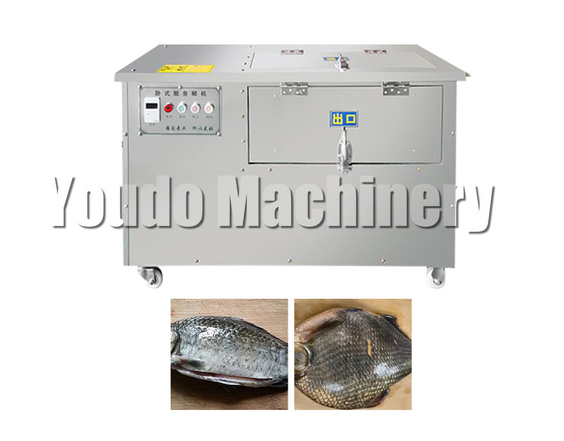 Industrial Stainless Steel Interstitial Drum Brush Fish Scaler Skin Gutting Removing Equipment And Fish Scale Remover Machine