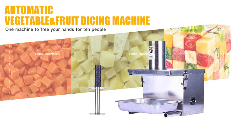 Electric Vegetable Slicer Shredder Dicing Cube Chopper/ Commercial Vegetable Cutters Fruit And Vegetable Cutting Machine