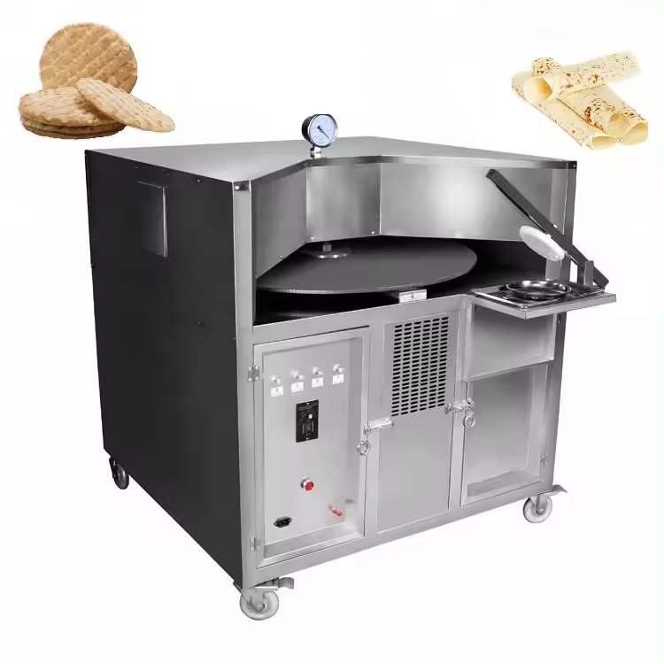 Youdo Machinery Flat Naan Tortilla Baking Oven Arabic Bread Pizza Round Gas Baking Oven