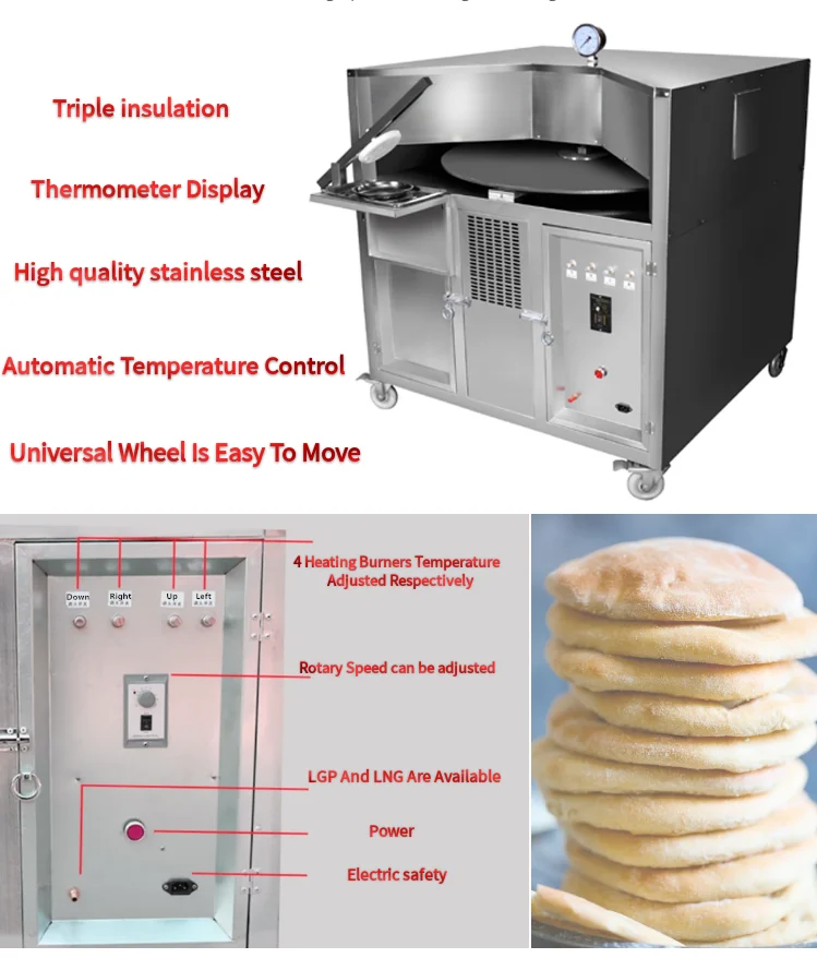 Youdo Machinery electric or gas roti pita flat bread gas tandoori oven for sale