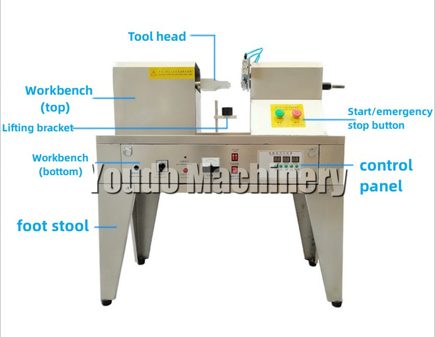 Commercial Stainless Steel Laminated Ultrasonic Foil Plastic Cosmetics Lotion Toothpaste Tube Sealing Machine With Date Code