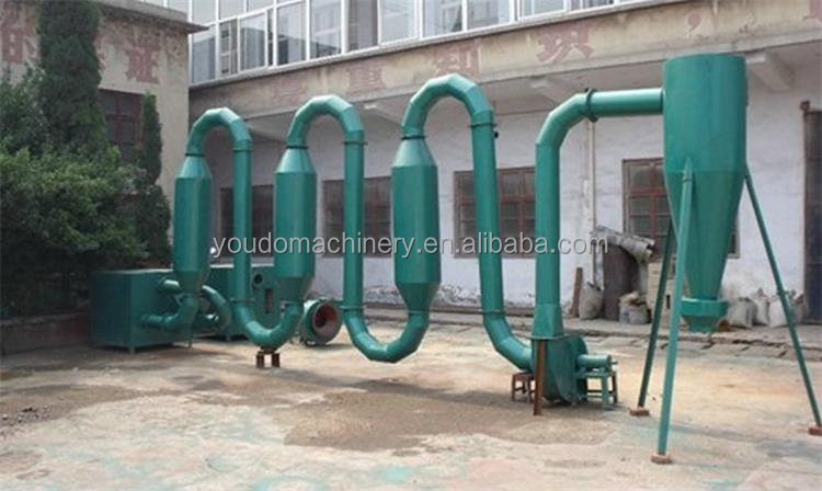 500-600kg/h Wood Sawdust Air Flow Dryer Hot Air Piping Drying Machine For Sawdust Machine Wood Pellet Press