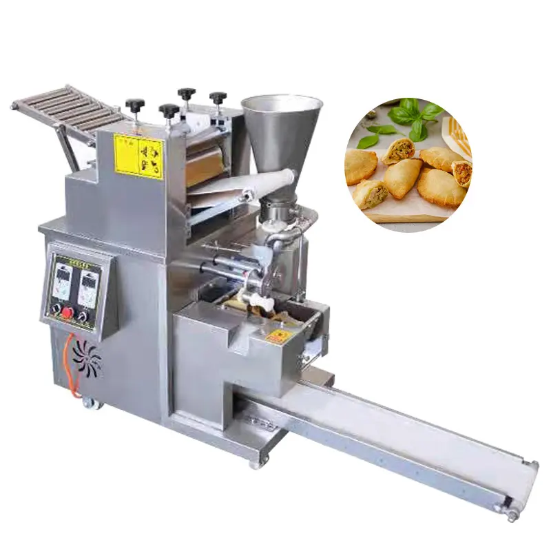 Low Labor Intensity samosa folding machine price pelmeni making automatic dumpling maker machine ravioli big empanada machine