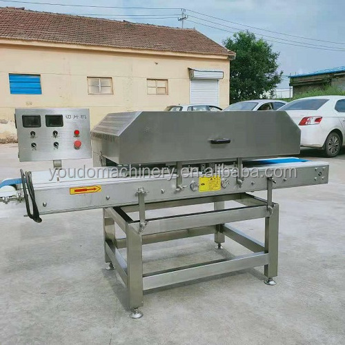 Industrial Stainless Steel Automatic Flat Ham Beef Meat Slicer Machine For Italy Chinese Globe Japanese China Malaysia Korean