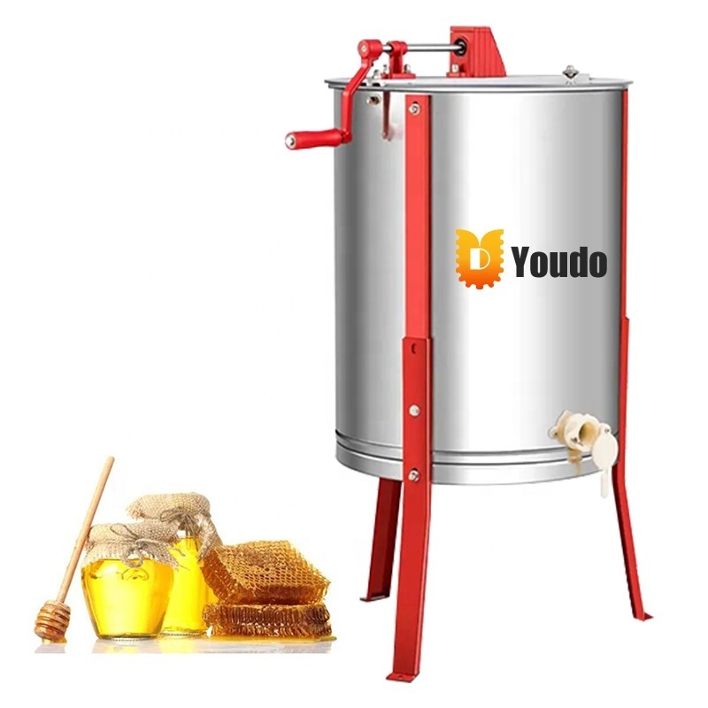 3 Frames 3 Frames Wax And Honey Separator Machine Clear Honey Extractor For Trade