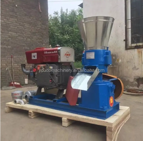 Poultry fish chicken cattle pellet making machinery mill production line feed processing machines for animal pelletizer price