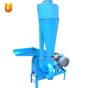 9FQ dry grass crushing machine/corn cob grinding machine/nut shell pulverizer with cyclone