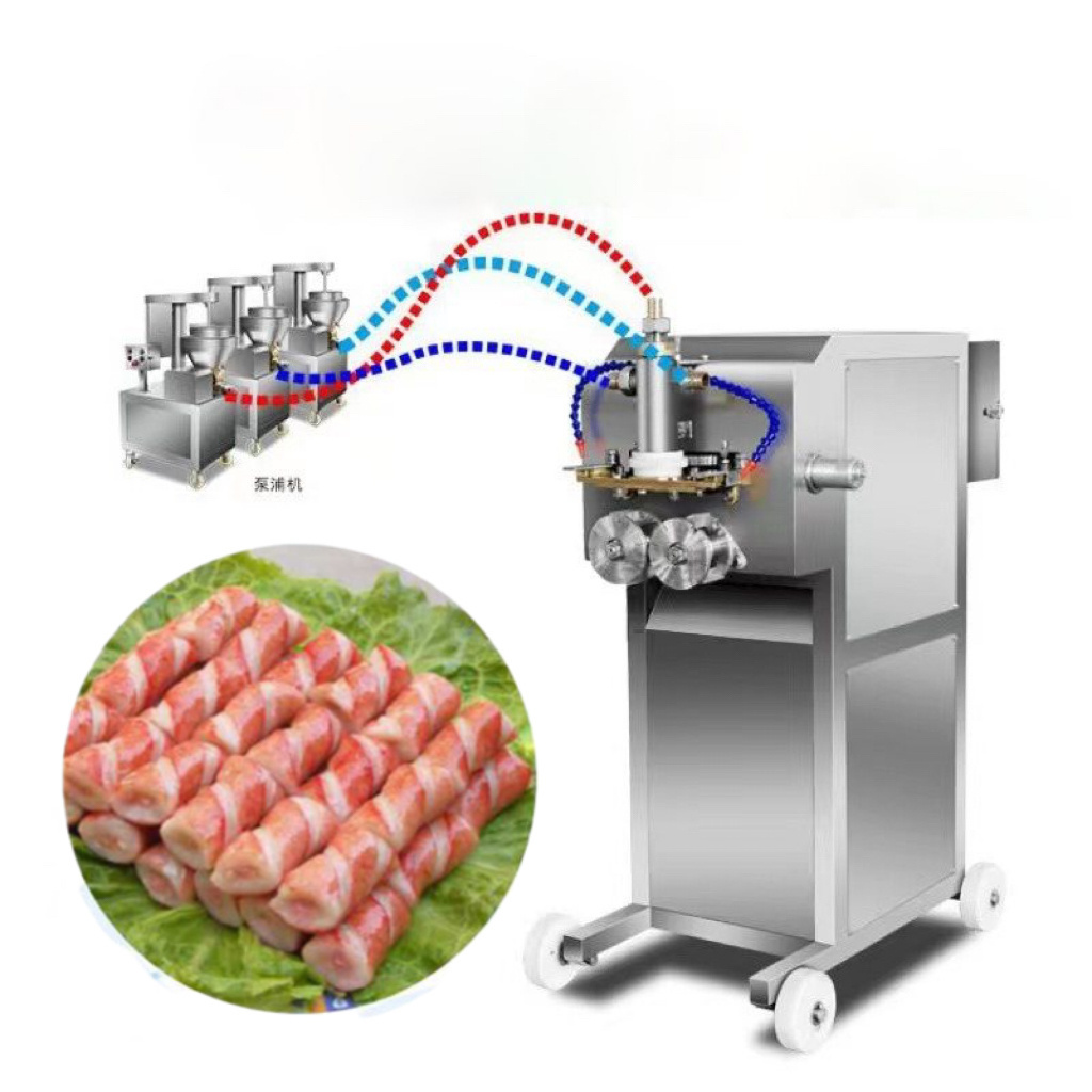 Multi-function Crab roe sticks maker machine Grilled fish sticks forming machine stuffing Crab stick machine