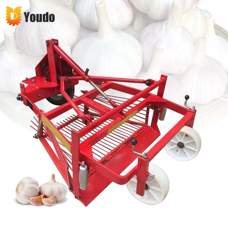 Topper Implement Garlic Combined Digging Machine Garlic Harvester For Sale