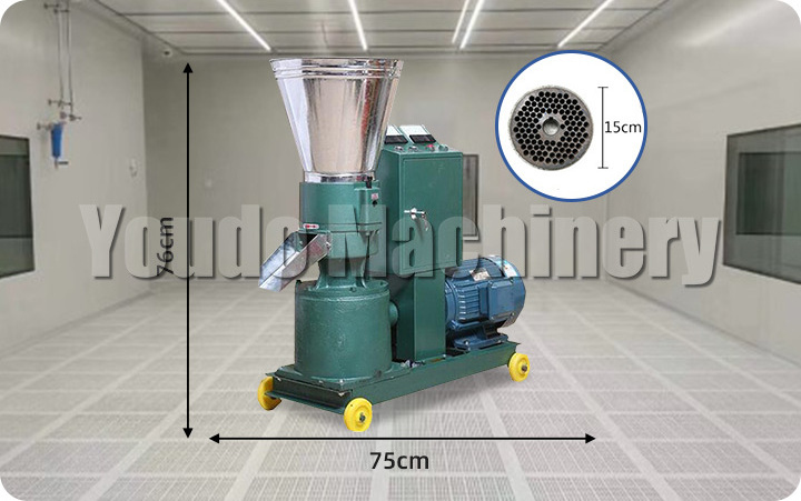 Best Price Small Farm Animal Fodder Granule Extrusion Float Sinking Fish Food Shrimp Feed Pellet Mill Machine With Diesel Engine