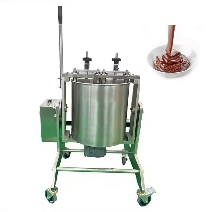 Small chocolate stone melanger machine  chocolate conche refine mass grinding machine