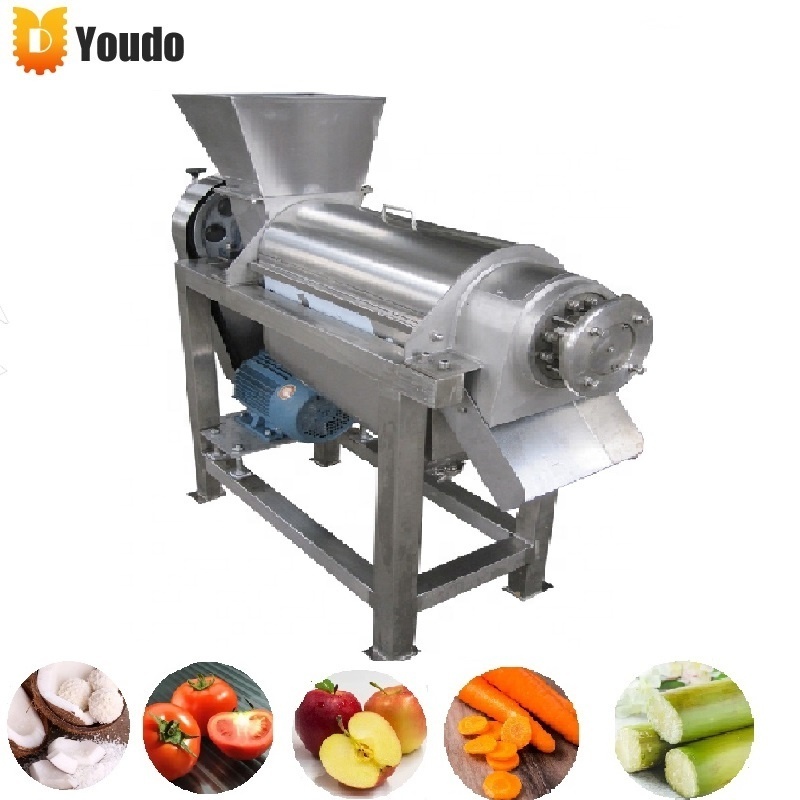 Industrial Commercial Single Spiral Fresh Fruit juicer extractor machine For Coconut Sugar Cane Orange Carrot Pomegranate Mango