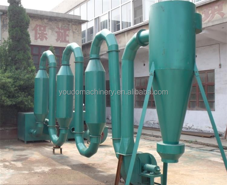 500-600kg/h Wood Sawdust Air Flow Dryer Hot Air Piping Drying Machine For Sawdust Machine Wood Pellet Press