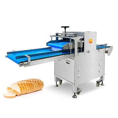 Bakery pastry shop hotdog bread bun slicer loaf cutting slicing machine