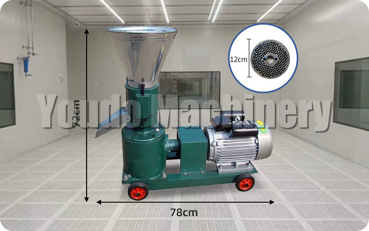 Best Price Small Farm Animal Fodder Granule Extrusion Float Sinking Fish Food Shrimp Feed Pellet Mill Machine With Diesel Engine