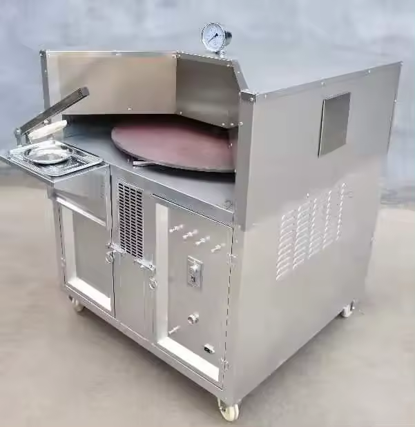 Automatic gas roti maker tandoor oven  hot sale lahmacun tandoor rotary oven