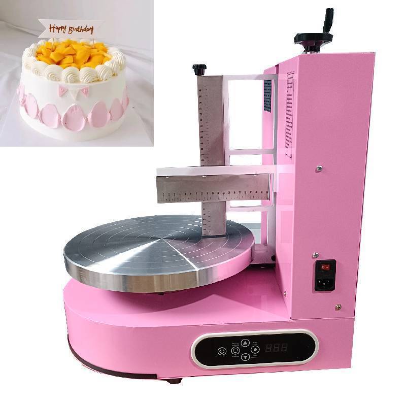 Youdo machinery electric automatic rotation cake turntable cake decorating machine  cream frosting flatening machine