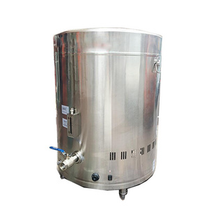 Gas heat conduction oil porridge making machine electric soup heating pot hot soup dispenser machine