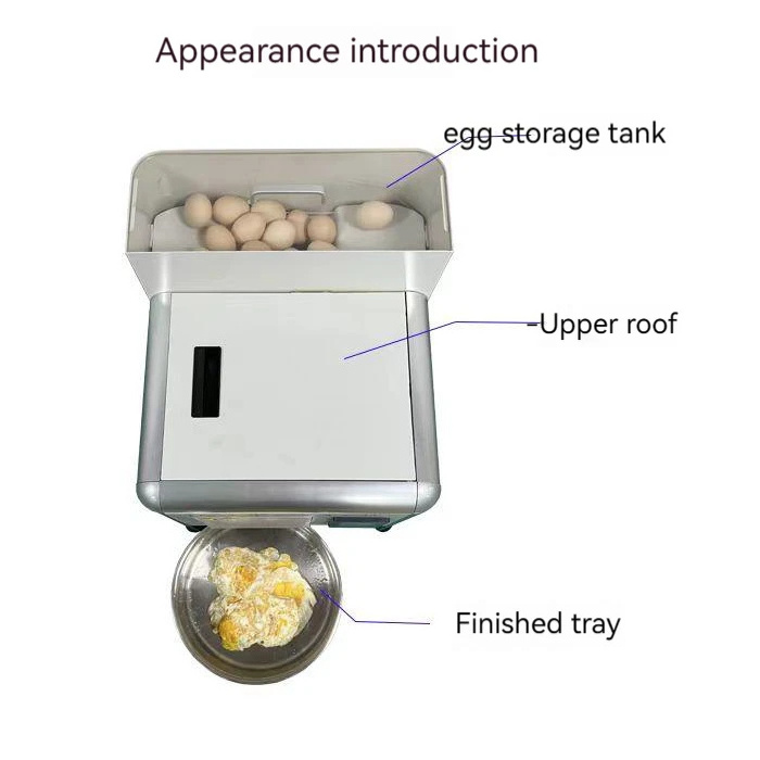 Fully automatic efficient omelette maker fried egg machine for commercial use