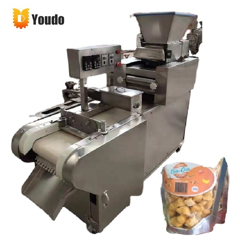 commercial chin chin making cutter automatic chinchin cutting machine production line or industrial mixer frying packing machine