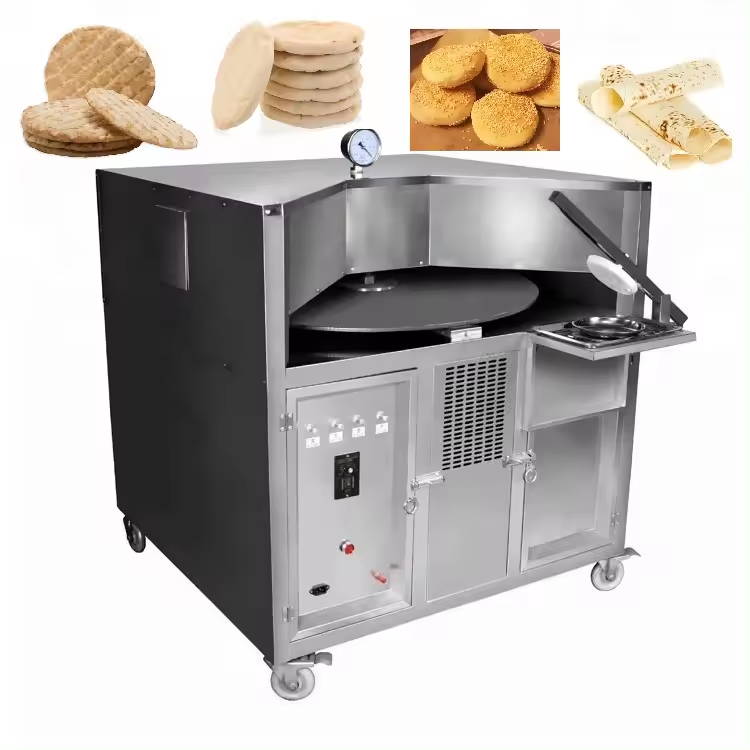 Automatic gas roti maker tandoor oven  hot sale lahmacun tandoor rotary oven