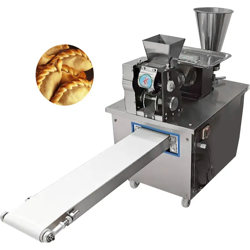 Low Labor Intensity samosa folding machine price pelmeni making automatic dumpling maker machine ravioli big empanada machine